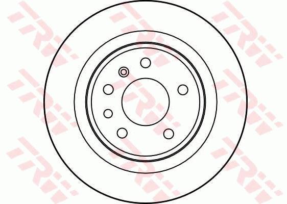Tarcza hamulcowa TRW DF2714