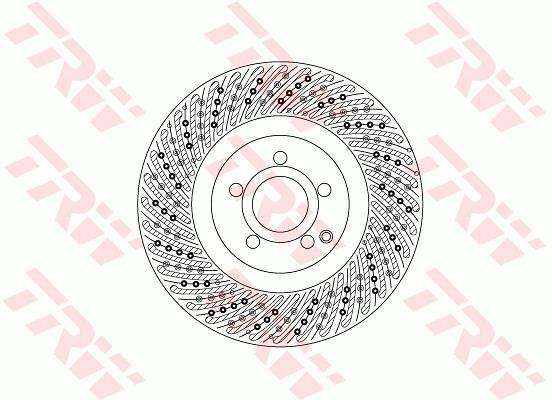 Tarcza hamulcowa TRW DF6775S