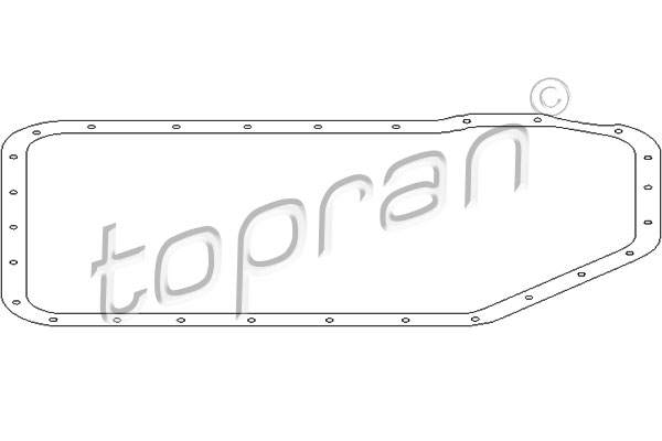 Uszczelka miski automatycznej skrzyni biegów TOPRAN 108 757