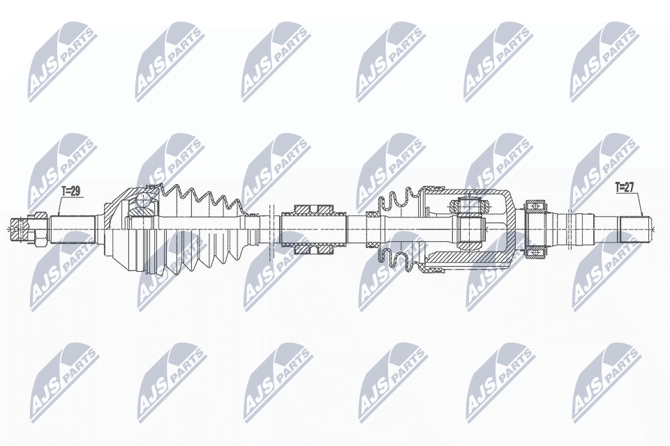 Wał napędowy NTY NPW-NS-160