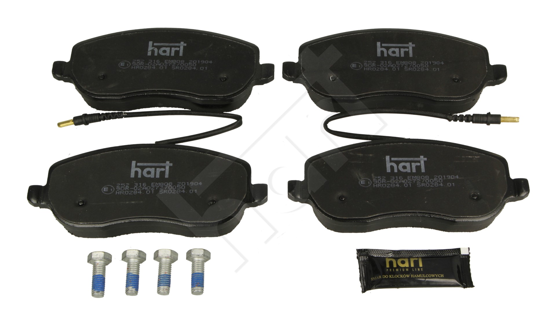 Klocki hamulcowe HART 252 316