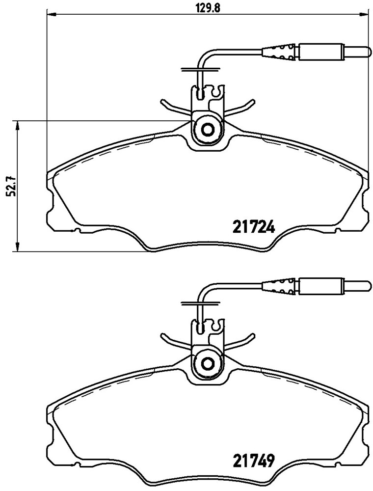 Klocki hamulcowe BREMBO P 61 056