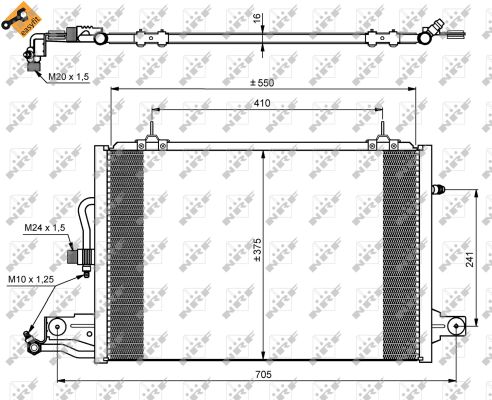 Skraplacz klimatyzacji NRF 35031