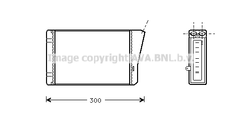 Nagrzewnica AVA QUALITY COOLING OL6196