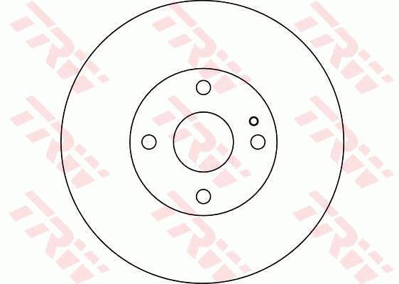 Tarcza hamulcowa TRW DF4247