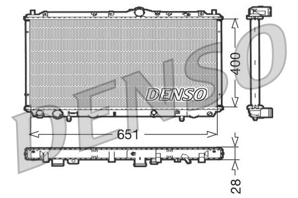 Chłodnica DENSO DRM33060