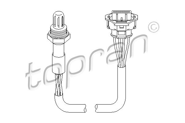 Sonda lambda TOPRAN 207 431