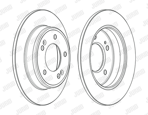 Tarcza hamulcowa JURID 563110JC