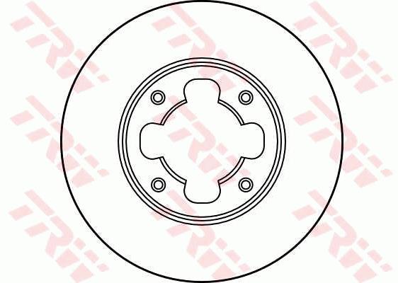 Tarcza hamulcowa TRW DF2689