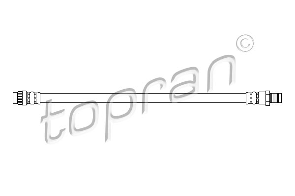 Przewód hamulcowy elastyczny TOPRAN 700 274