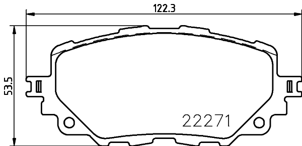 Klocki hamulcowe HELLA 8DB 355 024-821