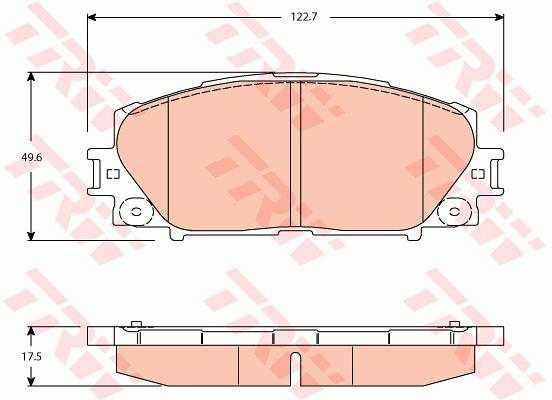 Klocki hamulcowe TRW GDB3459