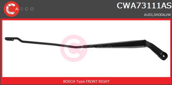 Ramię wycieraczki CASCO CWA73111AS