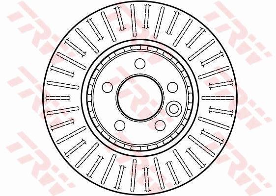 Tarcza hamulcowa TRW DF4202