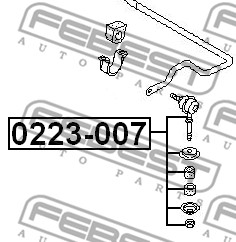 Łącznik stabilizatora FEBEST 0223-007