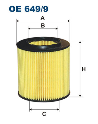 Filtr oleju FILTRON OE649/9