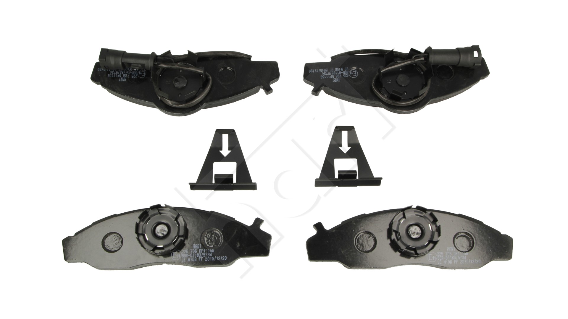 Klocki hamulcowe HART 225 706