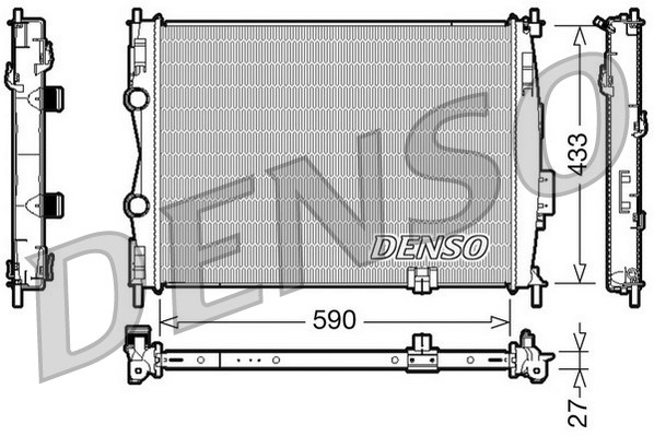 Chłodnica DENSO DRM46019