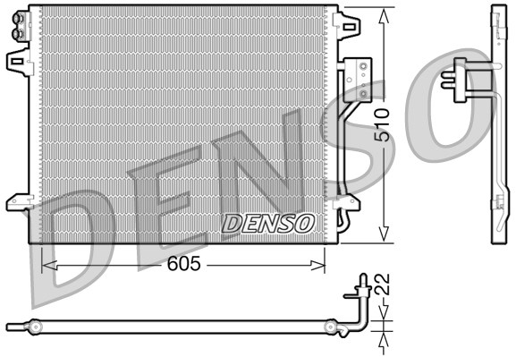 Skraplacz klimatyzacji DENSO DCN06006