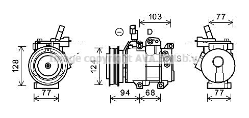 Kompresor klimatyzacji AVA QUALITY COOLING HYK318