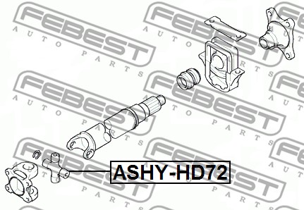 Łącznik wału napędowego FEBEST ASHY-HD72