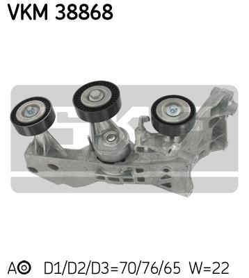 Rolka napinacza paska osprzętu SKF VKM 38868