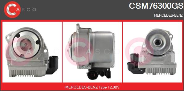 Silnik elektryczny, przekładnia kierownicza CASCO CSM76300GS