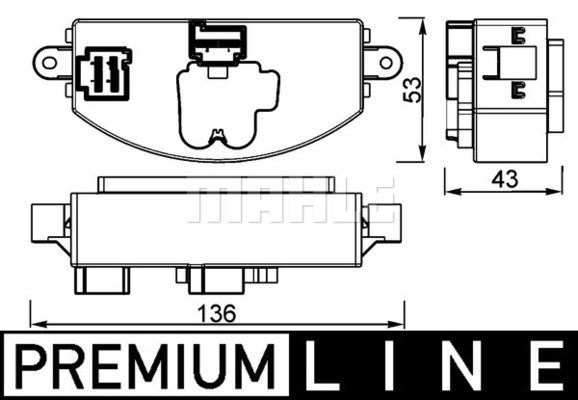 Regulator nawiewu MAHLE ABR 106 000P