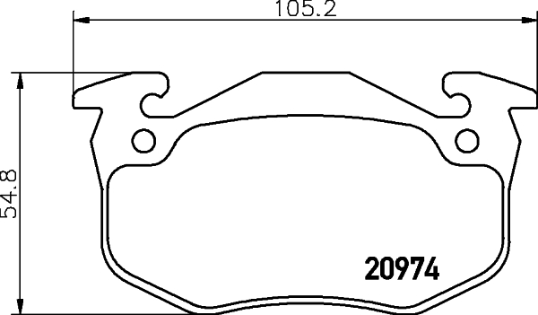 Klocki hamulcowe HELLA 8DB 355 018-951