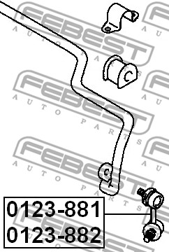 Łącznik stabilizatora FEBEST 0123-881
