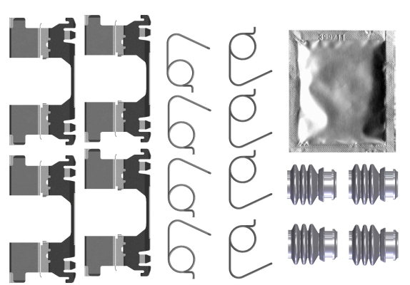 Zestaw akcesoriów montażowych  klocków hamulcowych TEXTAR 82552600