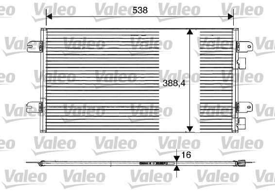 Skraplacz klimatyzacji VALEO 817701