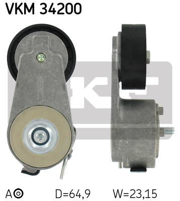 Rolka napinacza paska osprzętu SKF VKM 34200