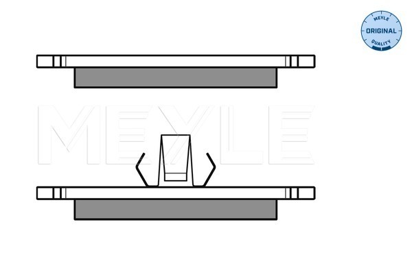 Klocki hamulcowe MEYLE 025 231 0315