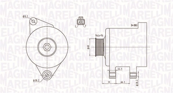 Alternator MAGNETI MARELLI 063732017010