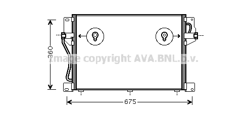 Skraplacz klimatyzacji AVA QUALITY COOLING VO5077