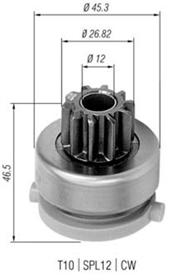 Bendiks rozrusznika MAGNETI MARELLI 940113020439