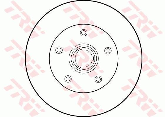 Tarcza hamulcowa TRW DF1540