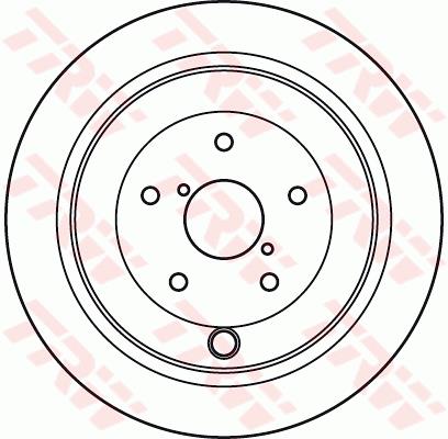 Tarcza hamulcowa TRW DF4929