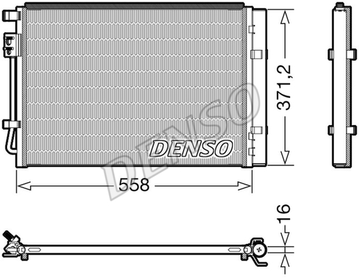 Skraplacz klimatyzacji DENSO DCN41015