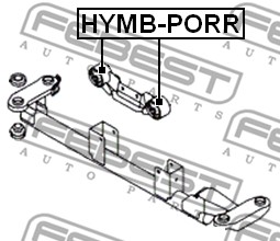 Poduszka silnika FEBEST HYMB-PORR