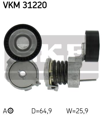 Rolka napinacza paska osprzętu SKF VKM 31220