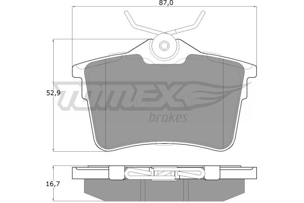 Klocki hamulcowe TOMEX BRAKES TX 16-26