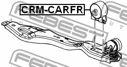 Poduszka silnika FEBEST CRM-CARFR