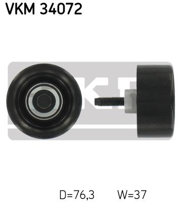 Rolka prowadząca paska osprzętu SKF VKM 34072