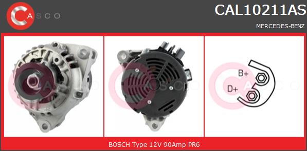 Alternator CASCO CAL10211AS