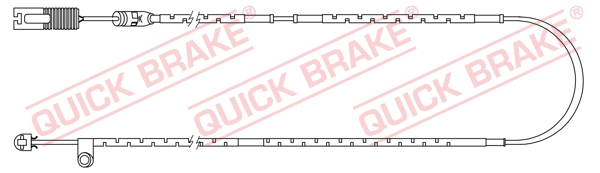 Czujnik zużycia klocków QUICK BRAKE WS 0254 A