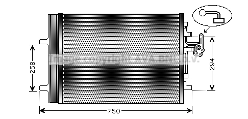 Skraplacz klimatyzacji AVA QUALITY COOLING VO5161D