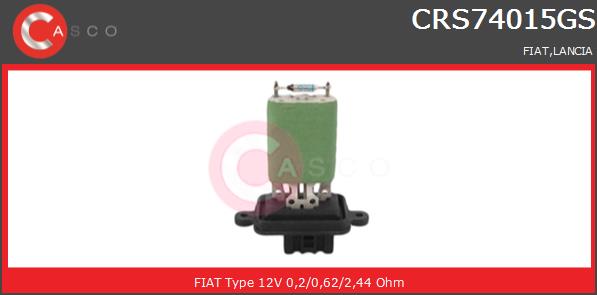 Opornik wentylatora CASCO CRS74015GS