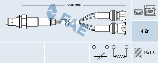 Sonda lambda FAE 77639